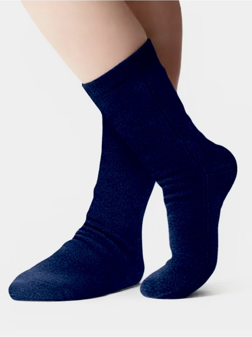 Unisex Mid-calf Cold Weather Fleece Lined Socks
